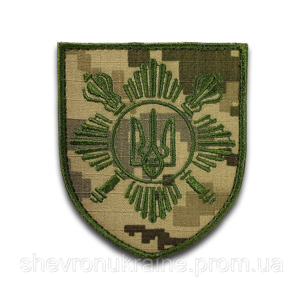 Шеврон Отдельный полк Президента (Форма щит. На липучке) Размер 8x7см Киев - изображение 5