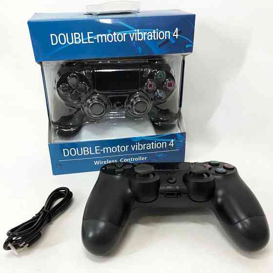 Джойстик DOUBLESHOCK для PS 4, игровой беспроводной геймпад PS4/PC аккумуляторный джойстик. Цвет: черный SY-16 Киев