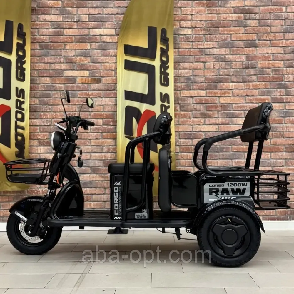 Електротрайк CORSO RAW-4 S VAGON 1200W-72V-23Ah Шини: 3.00-10"купити дешево Україна Одеса - фото 10