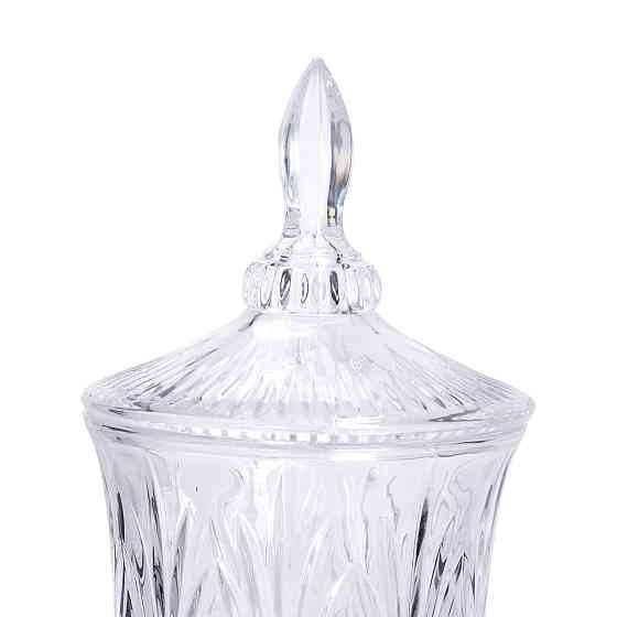 Скляна лимонадниця з краном на ніжці, 2 л Київ