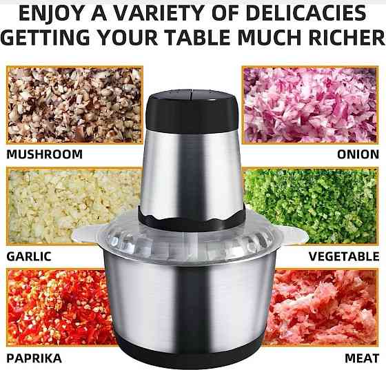 Подрібнювач блендер овочерізка Блискавка Rainberg RB-2202 1300 Вт/2л. Харків