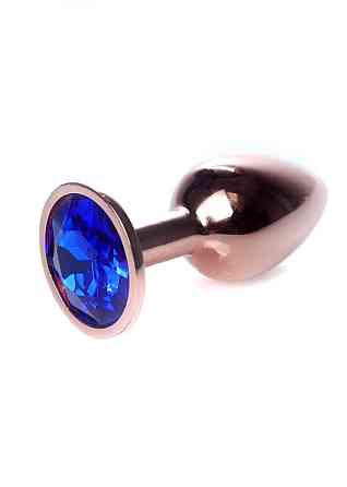 Анальна пробка - Jewellery Red Gold Plug Dark Blue Sex Aura Київ