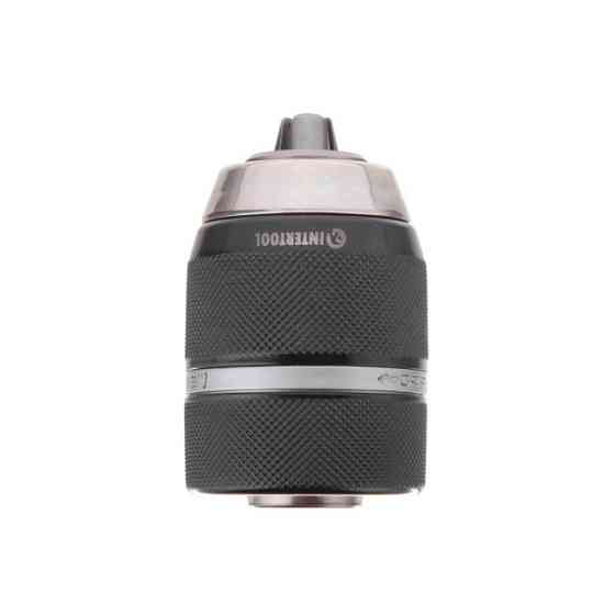 Патрон для дриля швидкозатискний, 1/2"-20, 2,0-13 мм, цільнометалевий INTERTOOL ST-1231 Київ