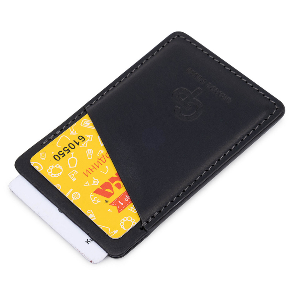 Кожний маленький картхолдер GRANDE PELLE 11529 Чорний Київ - фото 5