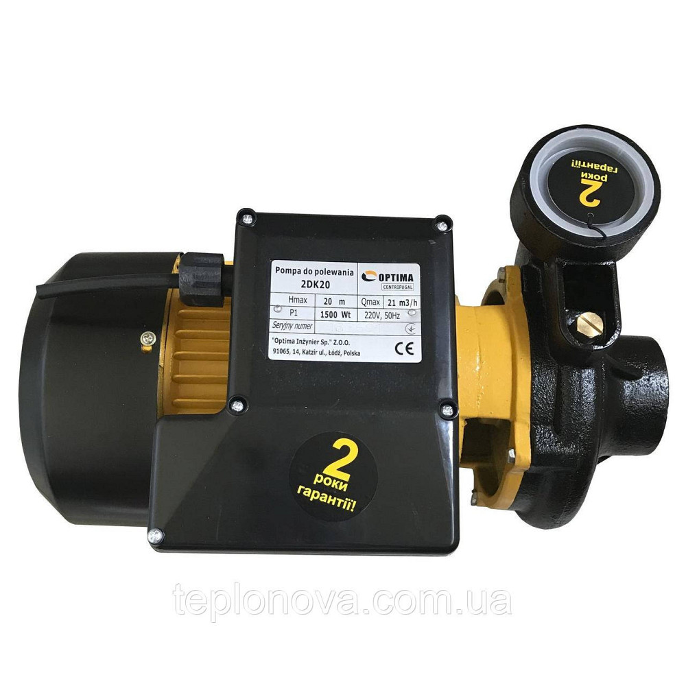 Насос центробежный Optima 2DK-20 1,5кВт Черновцы - изображение 3