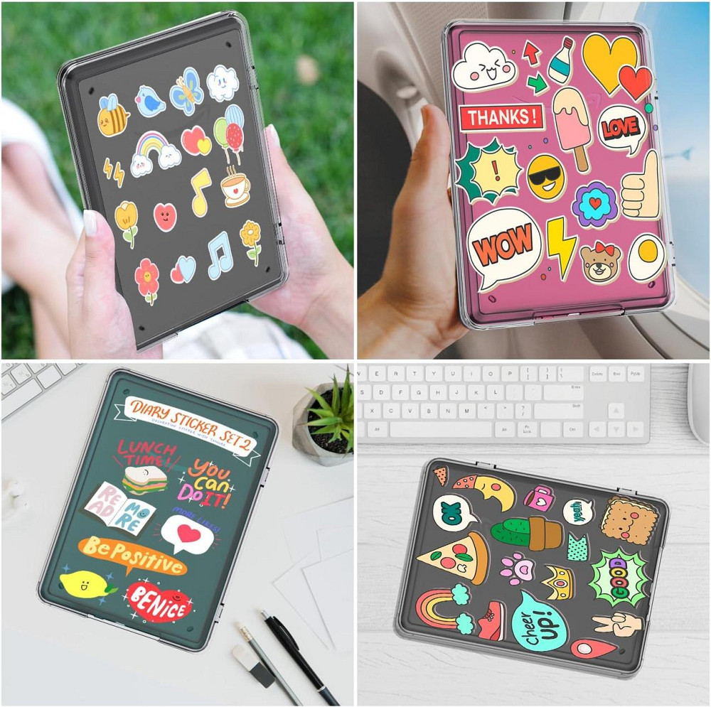 Чохол Sonlaryin для 7" Kindle Paperwhite Kids / Signature Edition (12 покоління 2024) ультра тонкий прозорий антижовтий Київ - фото 7