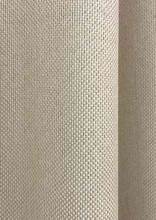 Шторна тканина, льон-блекаут з фактурою "Льон мішковина" колір холодний бежевий 1080ш Київ