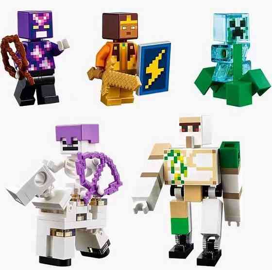 Лего Майнкрафт Крепость Железный Голем, 998 деталей. Харьков