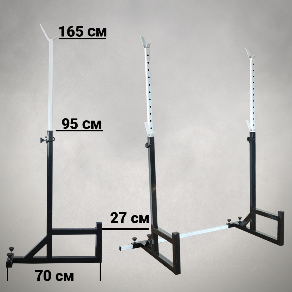 Скамья регулируемая + Стойки под штангу 30 на 30 мм Стойки, скамьи для жима и приседаний Киев - изображение 5