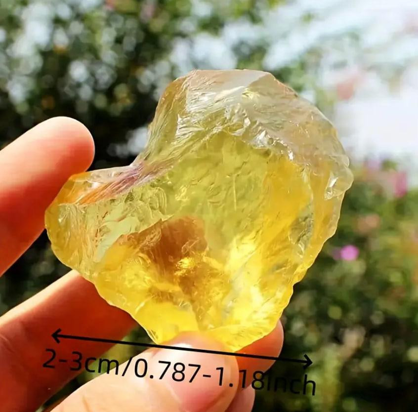 Натуральний кристал цитрину, 2-3см. Необроблені кристали цитрину. камінь для балансування чакр і ціл Київ - фото 1