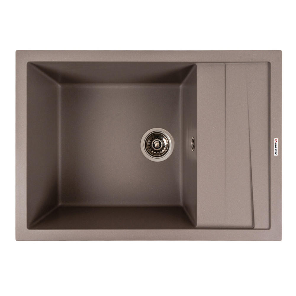 VALESO Гранітна мийка для кухні VALESO CASCADA 7050 матова Дюна Коломия - фото 1