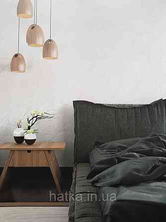 Обои виниловые на флизелине Marburg Kumano 1.06х10 листья белые с серебристым 3д лофт 34557 Киев