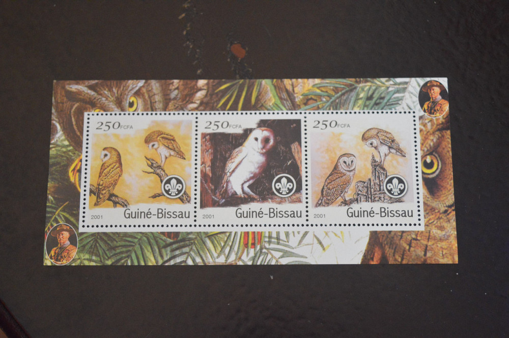 Гвинея. Фауна. Блок. 2015 год (В-7) Полтава - изображение 1