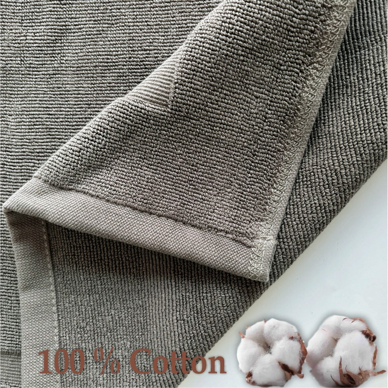 Рушники для ніг Lovely Svi – бавовна / махра - 50 x 80 см – Сірий (22402471) Київ - фото 3