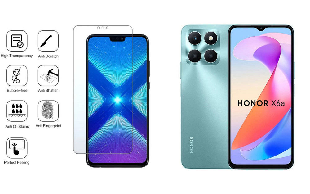 Защитное стекло NeoGlass для Honor X6a – ультрапрозрачное и устойчивое Киев - изображение 4