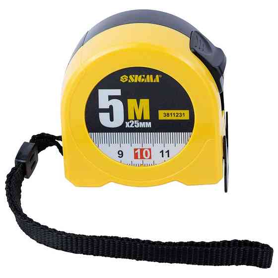 Sigma Рулетка Color 5м×25мм SIGMA (3811231) Київ