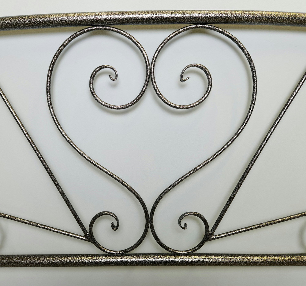 Двоспальне металеве ліжко Каріса від ТМ Теnero 160х190, Каркас — метал відстань 8 см., 1 ящик Харків - фото 4