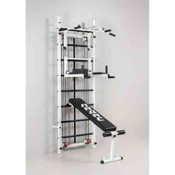 Шведська стінка Качай Залізо Кросс Тренер Спортивні стінки і турніки для дому розбірна Київ