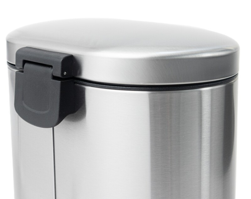 Овальное мусорное ведро с плавным закрытием Mixxus Premium Strong-TC0120 20л, цвет нержавеющая сталь Харьков - изображение 18