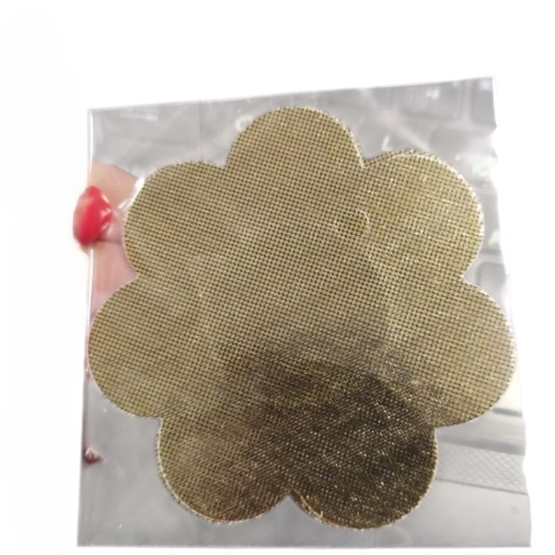 Наклейки на груди Ромашки, золотисті, розмір квітки 7,5 см Київ - фото 1