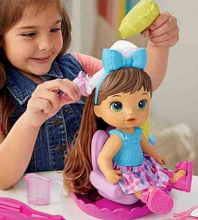 Лялька Бебі Аліве салон краси Baby Alive Sudsy Styling Brown Hair. Киев