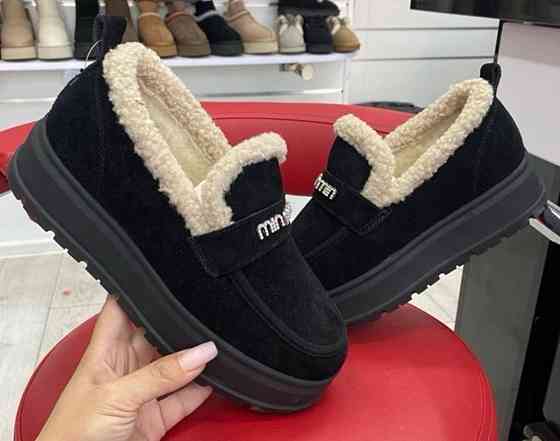 ITTS Угги жіночі ITTS H2022-1 чорні (зима, замша натуральна) (6028) Коломия