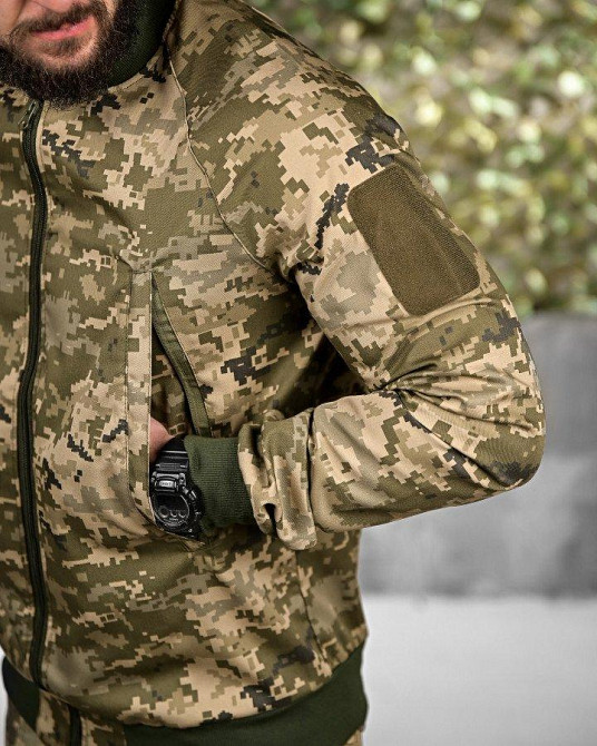 Вітровка бомбер STATUS піксель ДЛ7018 Одеса - фото 3