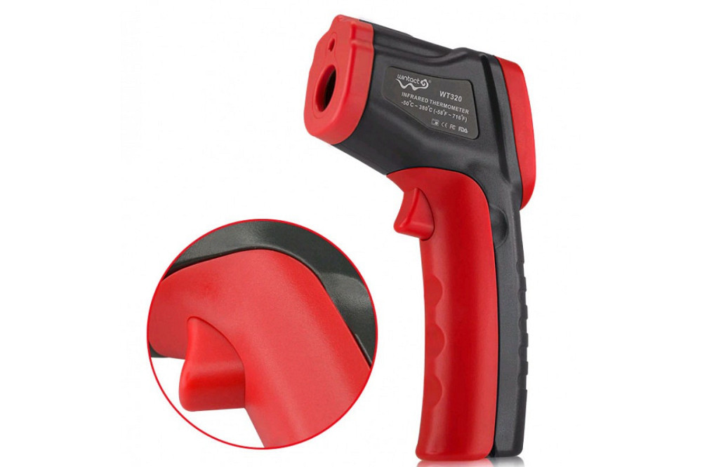 Бесконтактный инфракрасный термометр (пирометр) -50-380°C WINTACT WT320 Одесса - изображение 2