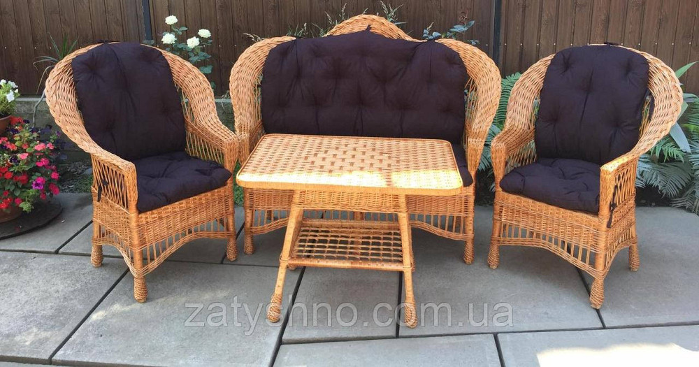 Комплект плетених меблів | Київ - фото 3