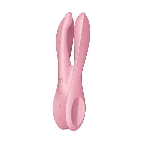 Клиторальный вибратор Satisfyer Threesome 1 Pink с тремя гибкими пальчиками Sex Aura Киев