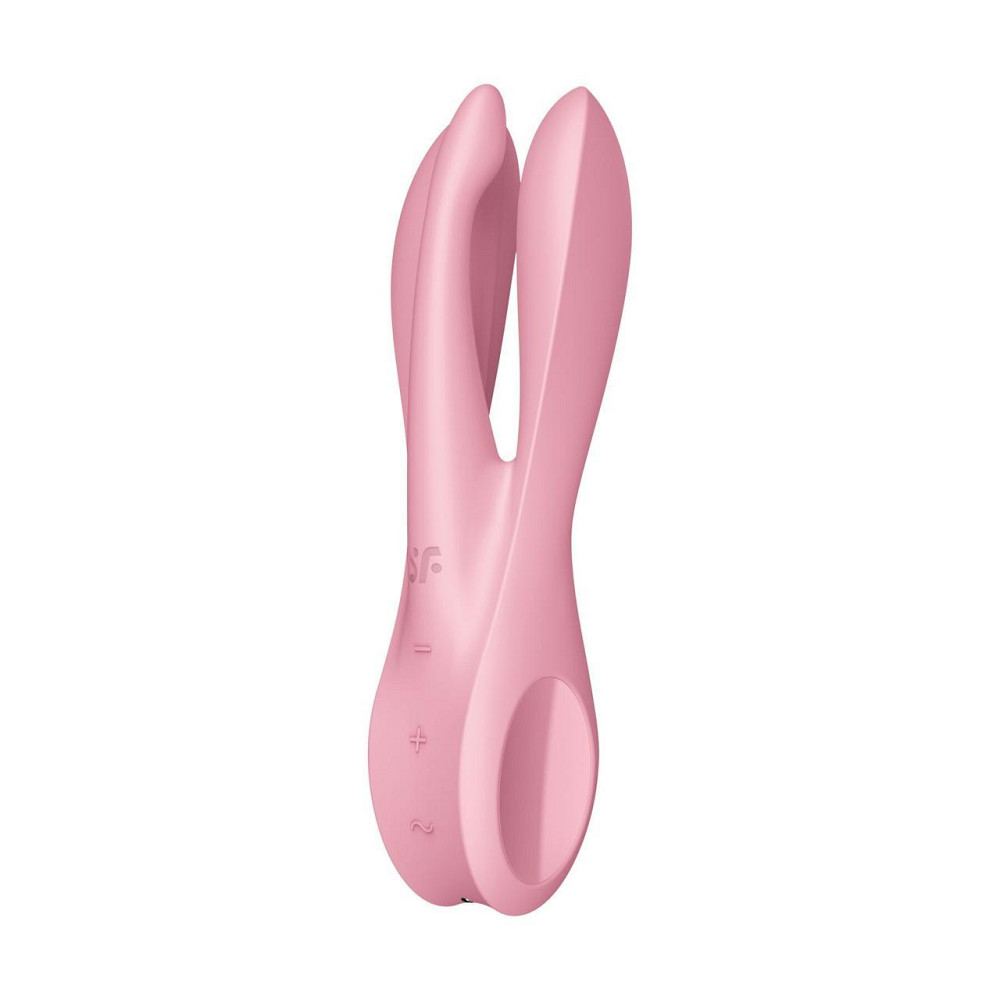 Клиторальный вибратор Satisfyer Threesome 1 Pink с тремя гибкими пальчиками Sex Aura Киев - изображение 2