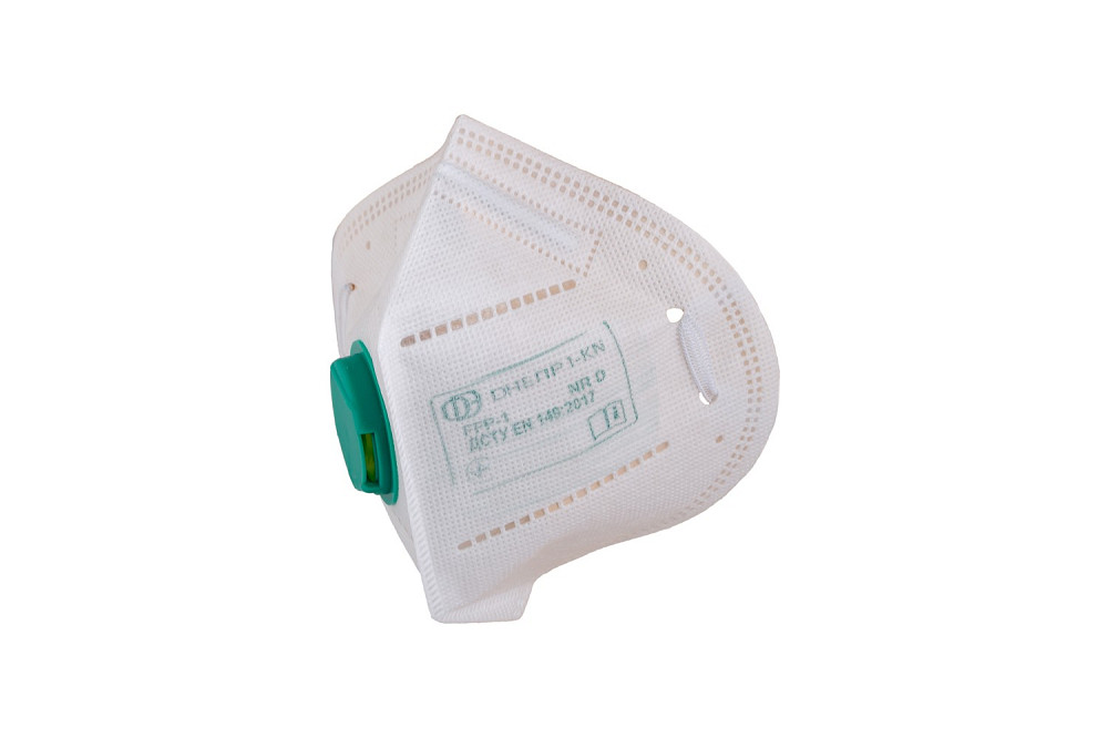 MASTERTOOL Респіратор MASTERTOOL ДНІПРО-1КN FFP1 4ГДК з клапаном 82-0175 Коломыя - изображение 1