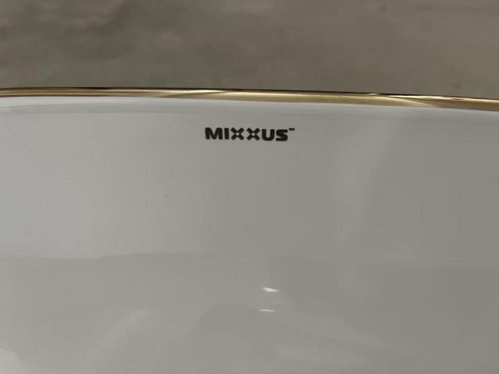 Раковина накладна Mixxus Premium ELLIPSE-0105 EDGE GOLD 600х400х150mm   ( MP6564 ) 31442 Харків - фото 5