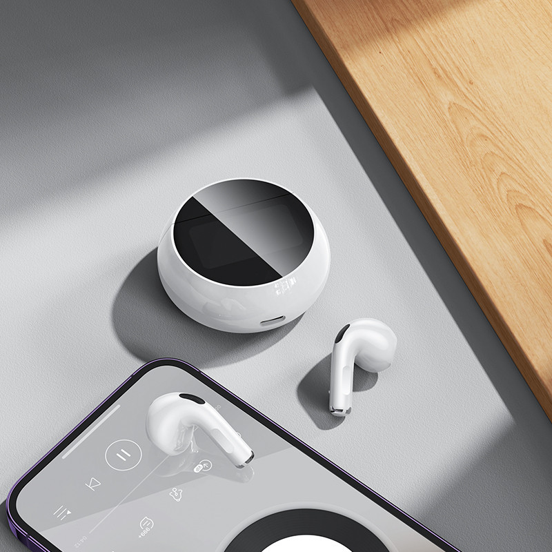 Бездротові навушники BOROFONE BW87 Mist true wireless BT headset with touch screen White Київ - фото 2