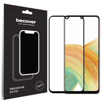 Стекло защитное BeCover ZTE Blade A33Plus Black (710173) Винница - изображение 1