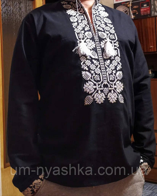 Мужская льняная вышиванка Всеволод2 Кривой Рог - изображение 10