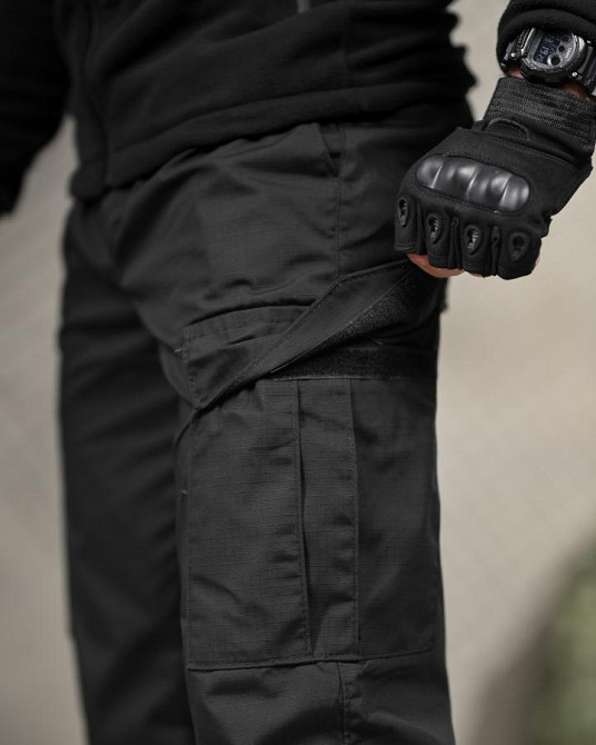 Тактичний костюм 5в1 STABITEX чорний ТР6725 XXXL Одеса - фото 8