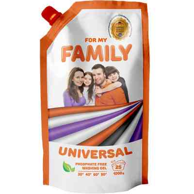 Гель для прання Family 2K Універсальний 1 кг (4260637721235) Вінниця