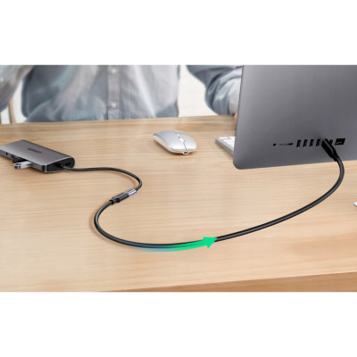 Дата кабель USB-C to USB-C 1.0m USB 3.1Gen2 100W US353 Black Ugreen (10387) Вінниця - фото 4
