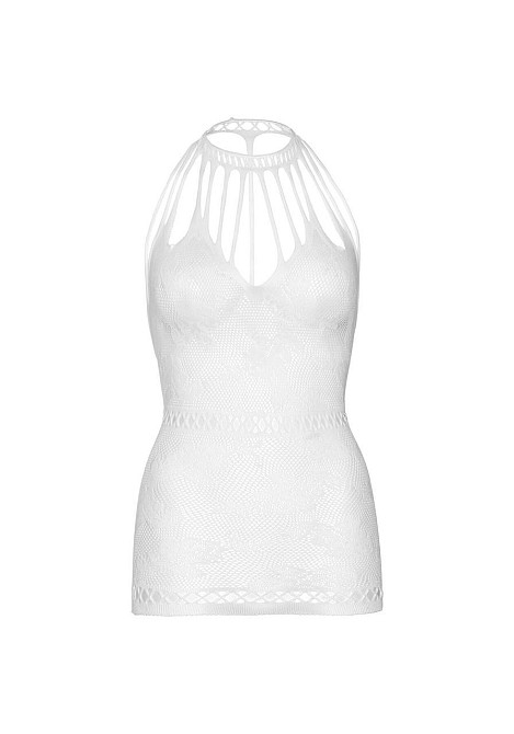 Ажурна сукня-сітка Leg Avenue Lace mini dress with cut-outs White, one size Sex Aura Київ - фото 7