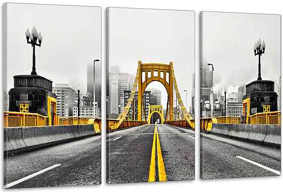 Модульная картина в гостиную / спальню  Міст  ART-223_3A 100х150 см Киев