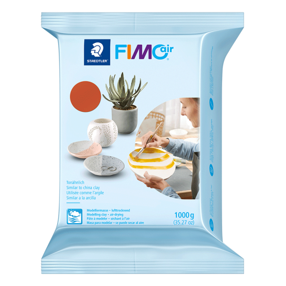 Пластика самозастывающая терракота 1 кг Fimo Air Киев