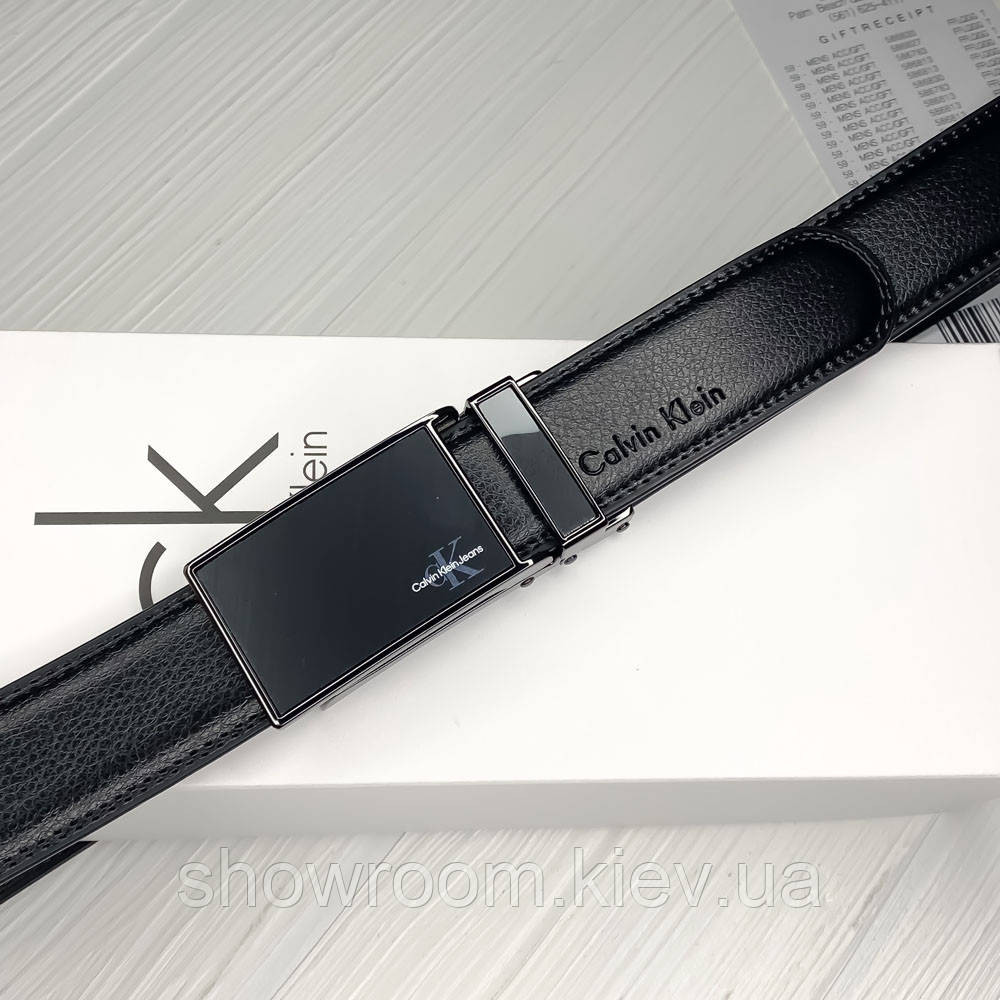 Кожаный ремень с пряжкой автомат Ск (496) Киев - изображение 2