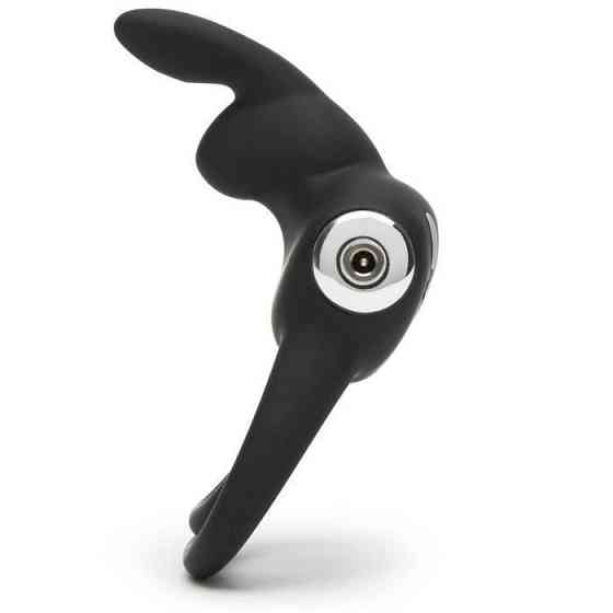 Подвійне ерекційне кільце з вібрацією Happy Rabbit Stimulating Rechargeable Rabbit Cock Ring Sex Aura Київ