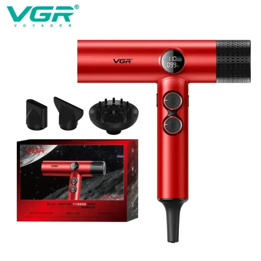 Фен для волос VGR V-401 2000Вт складной с холодным обдувом, 3 температуры и 2 скорости Одесса - изображение 1