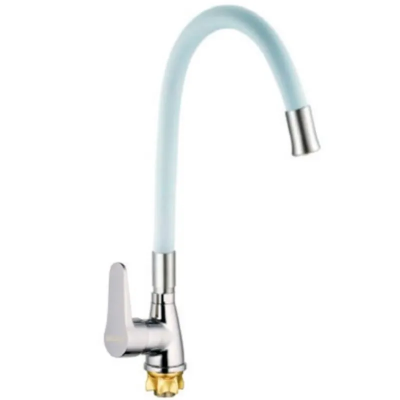 Змішувач для кухні Mixxus SOP4-146 Reflector White з білим силіконовим виливом   ( MI6491 ) 23456 Харьков - изображение 1