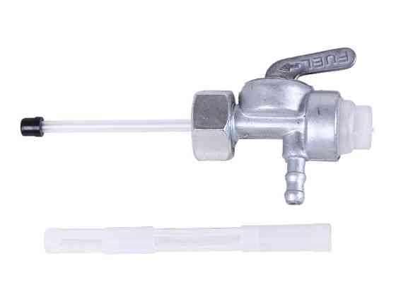 Кран топливный мопед Дельта (гайка Ø12mm, штуцер 90*, резерв) -3 Мукачево