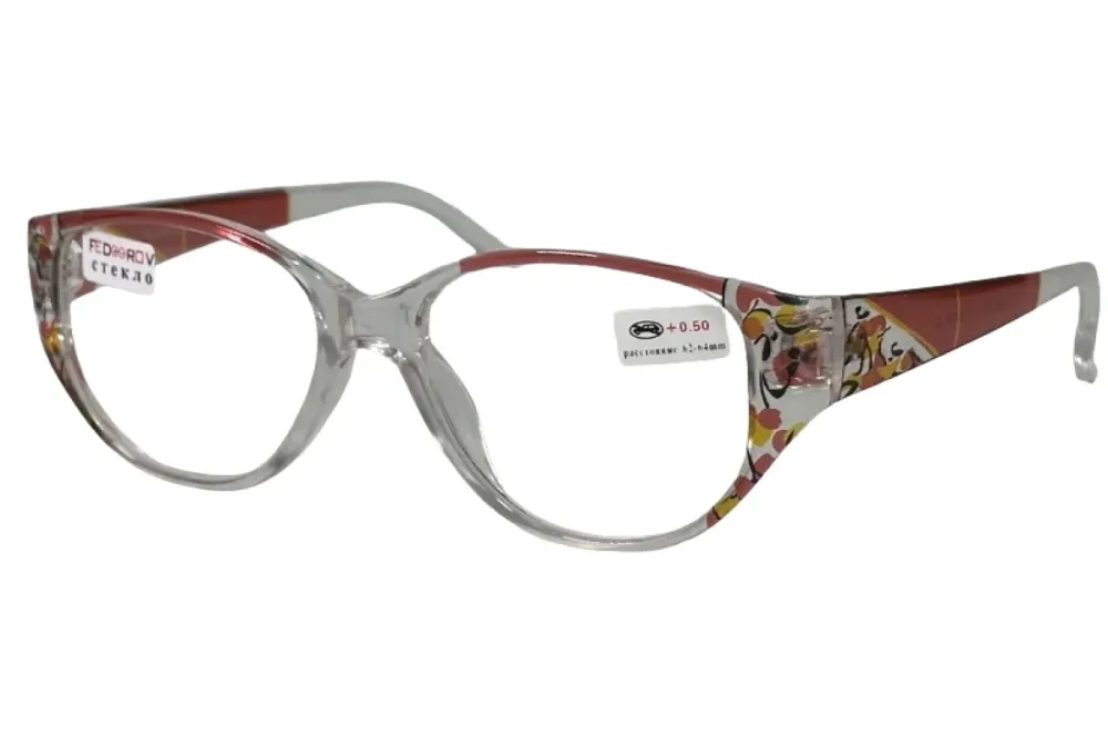 Окуляри з діоптрією 2771 С2 Червоний Скло +0.75 Луцк - изображение 1