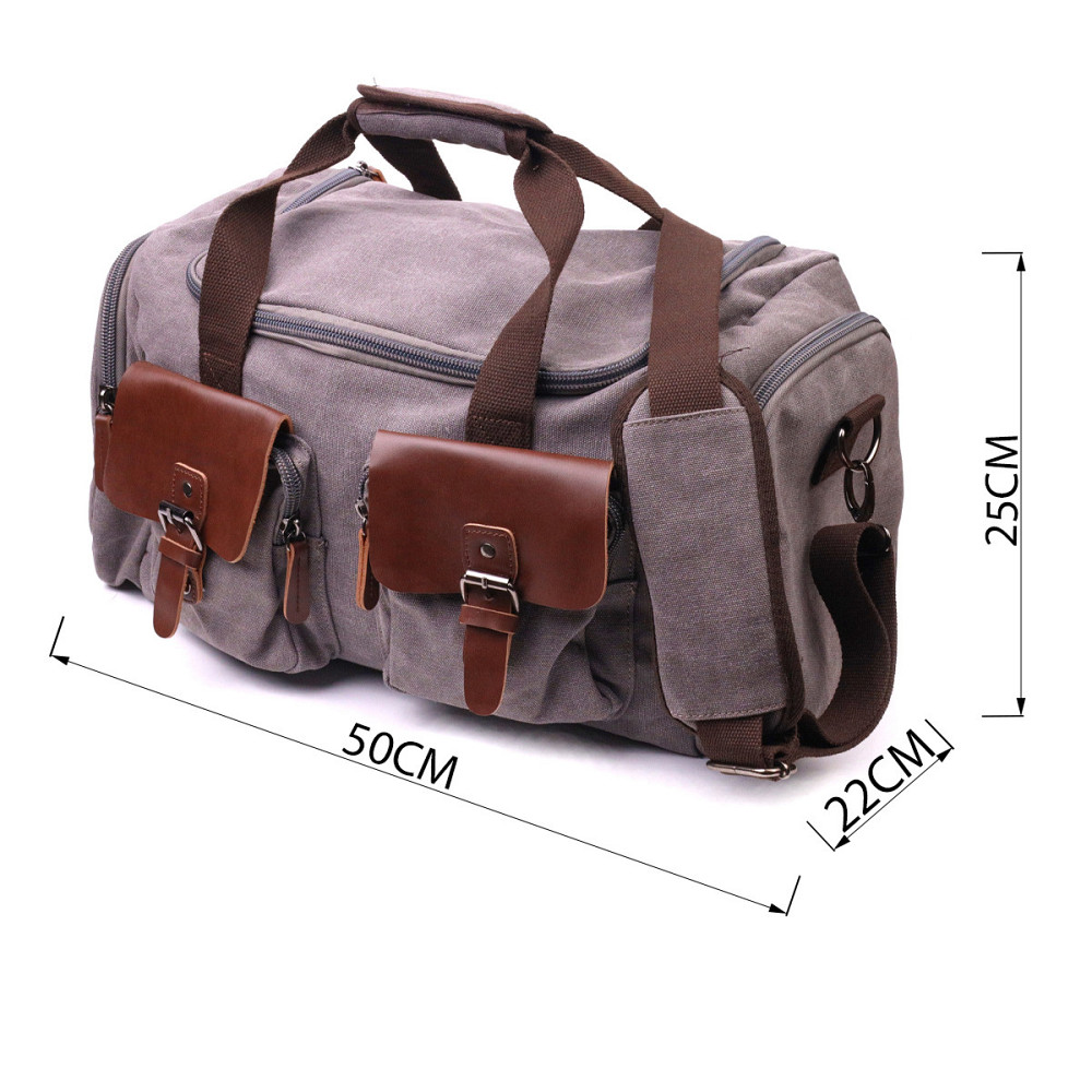 Містка дорожня сумка з якісного текстилю (Vintage) Київ - фото 7