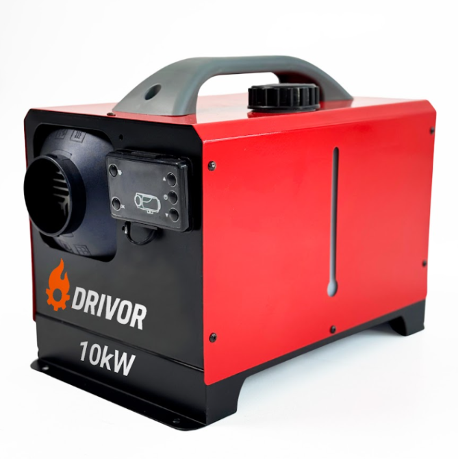 Автономний дизельний обігрівач (Webasto) Drivor 10 кВт (12В/24В/220В) з LCD-дисплеєм та пультом ДК Київ - фото 3